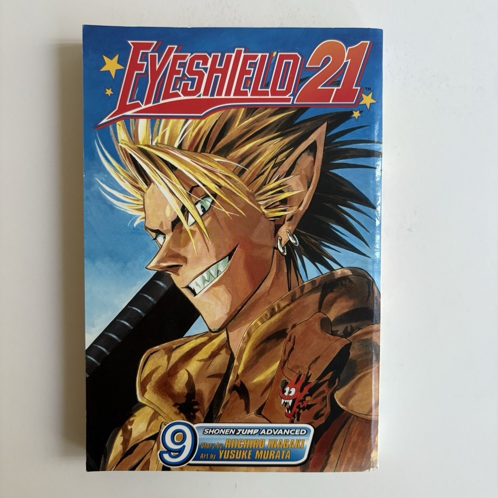 Viz Media Eyeshield 21 Vol Volume 9 Shonen Jump Manga 1st Printing Graphic Novel